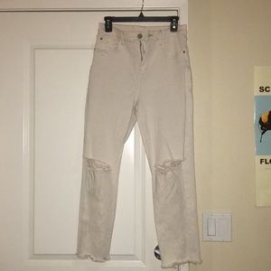 🌻2 FOR $20👒 Acid stained off white jeans